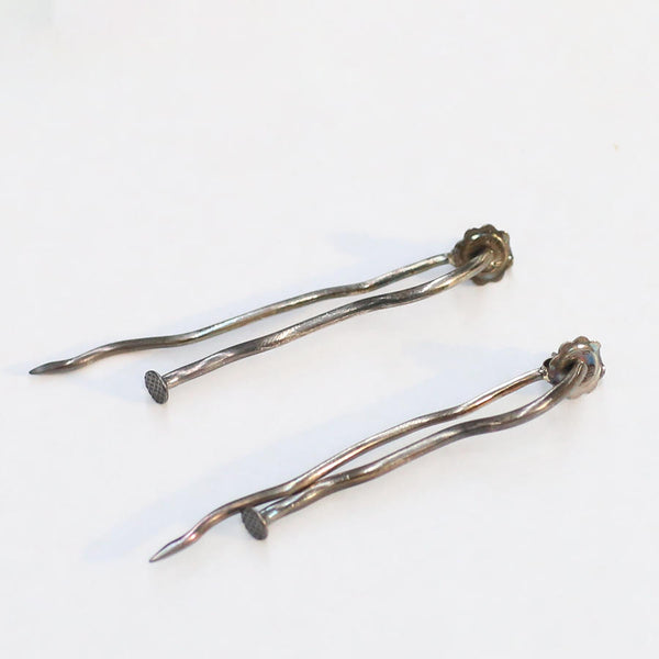 Guidi G-OR14 stud earrings deformed earrings silver Italy craftsman GD-G-OR17-HUAN